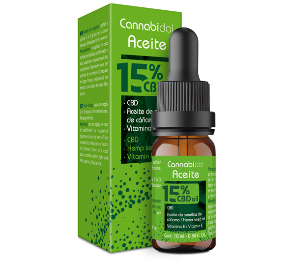 Aceite CBD Cannabidol 15 por ciento